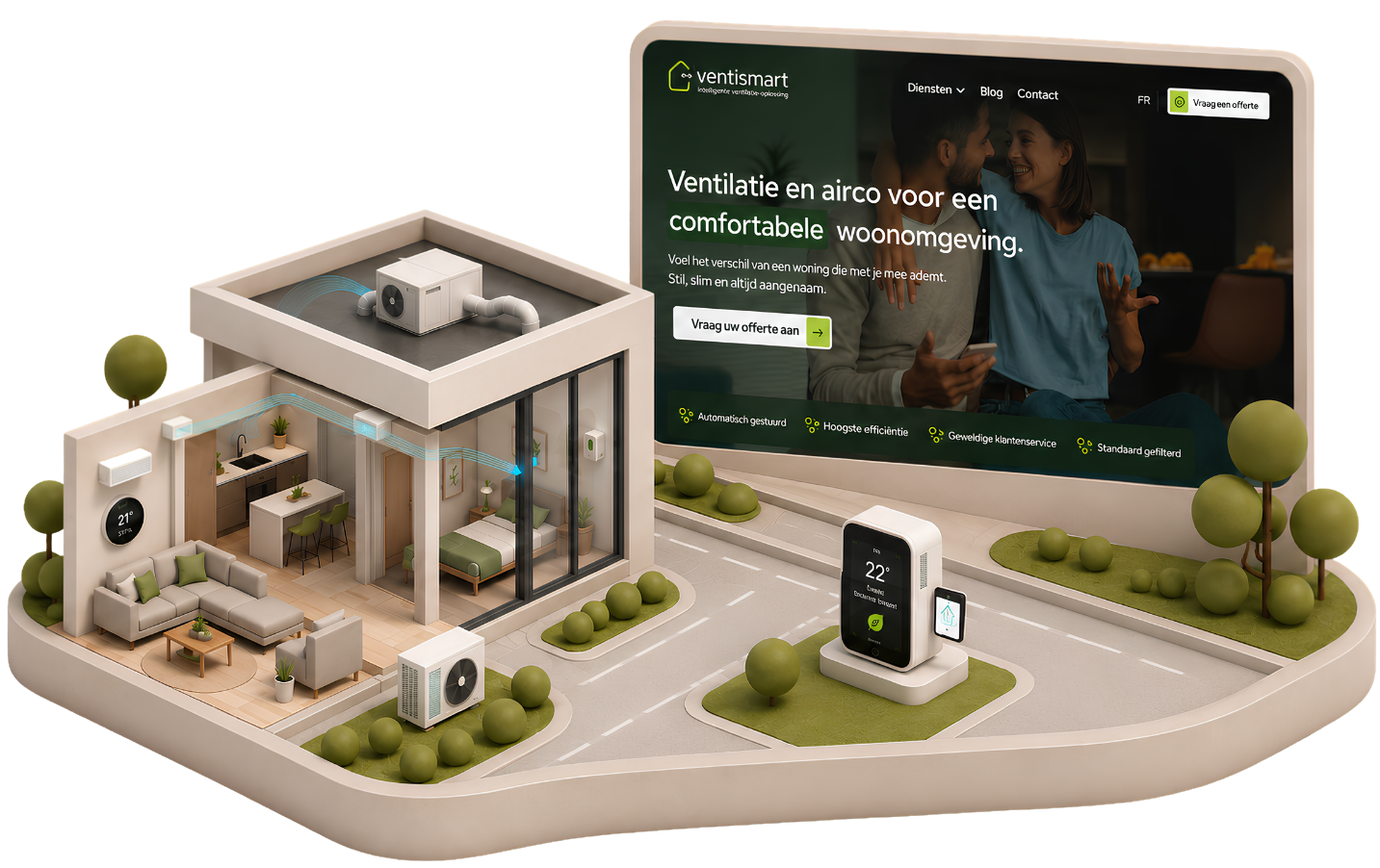 Ventismart merkidentiteit showcase