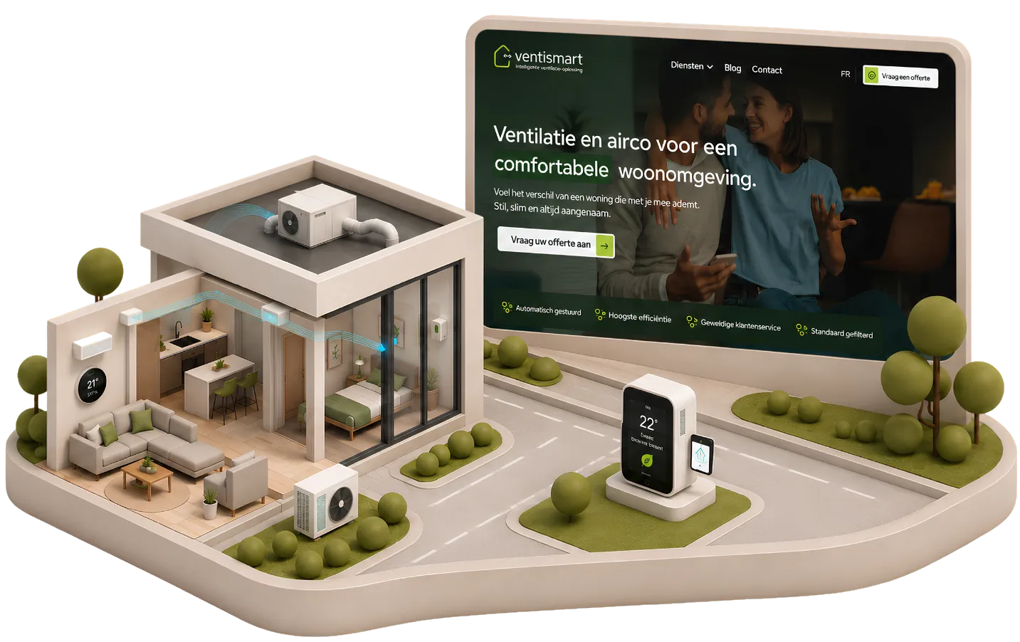 Ventismart merkidentiteit showcase